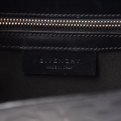 Givenchy Calfskin Star Embossed Mini Pandora Box Crossbody Bag Black 6 of 9