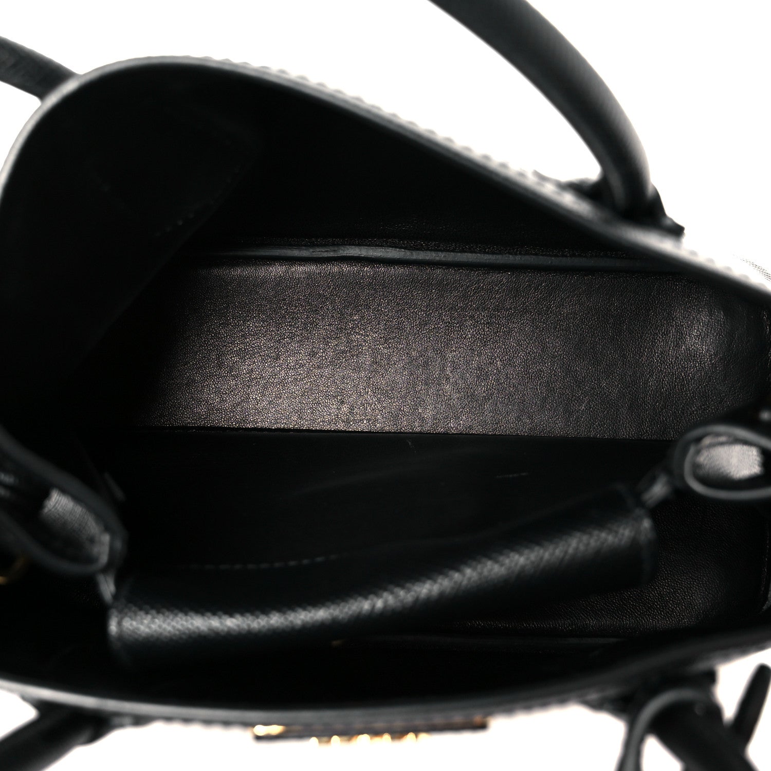 Prada Saffiano Cuir Mini Double Bag Black 5 of 11