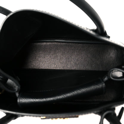 Prada Saffiano Cuir Mini Double Bag Black 5 of 11