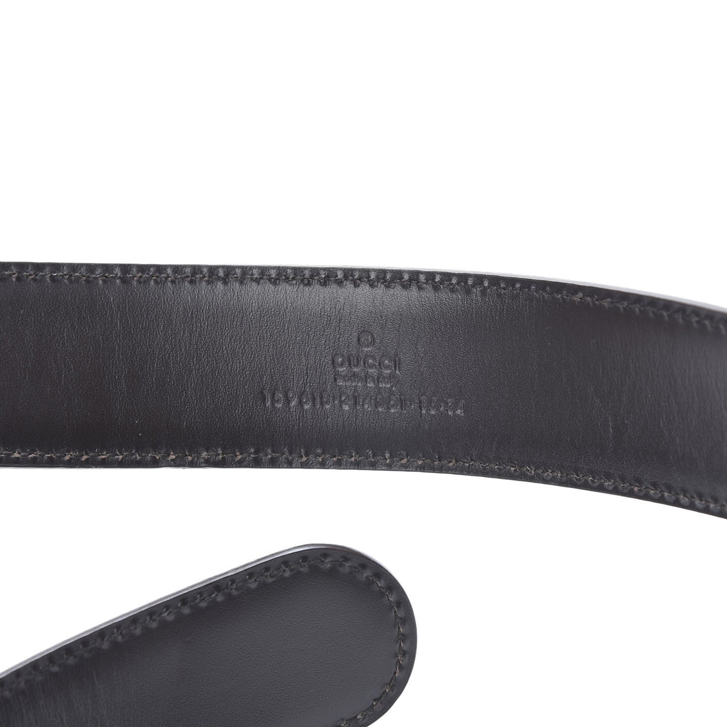 Calfskin Horsebit Buckle Belt 85 34 White