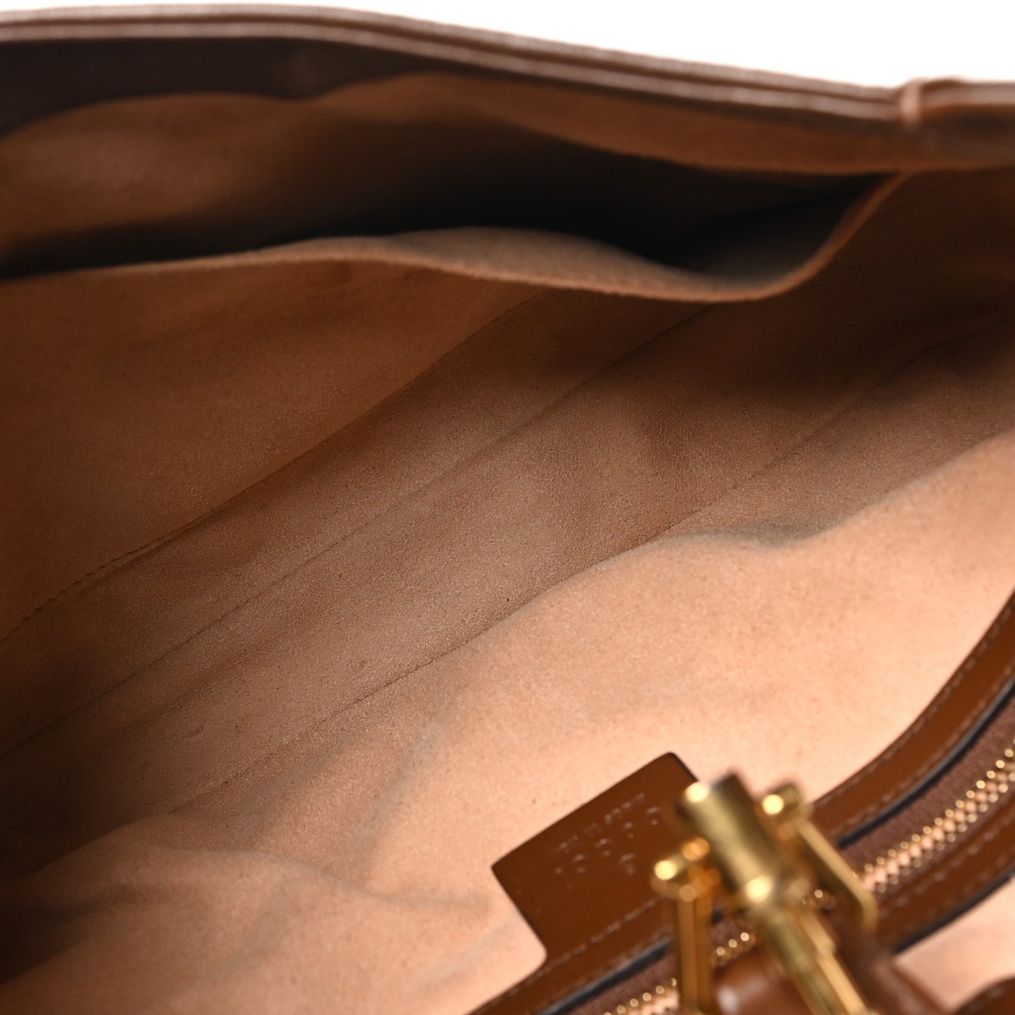 GG Supreme Monogram Azalea Calfskin Web Small Jackie 1961 Hobo Beige Ebony Brown Sugar