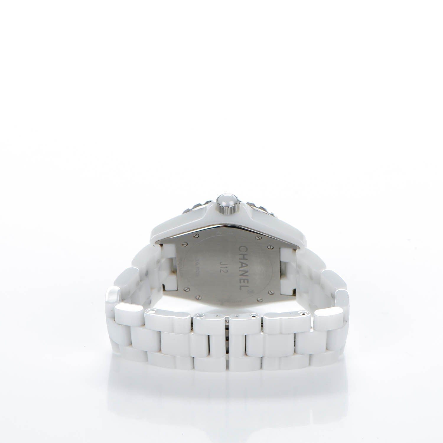 Chanel Stainless Steel Ceramic 38mm J12 Automatic Watch White 7 of 8