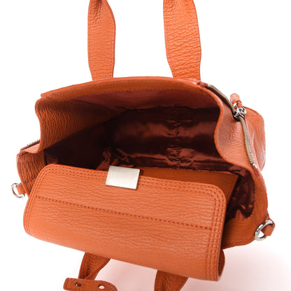 3.1 Phillip Lim Textured Calfskin Mini Pashli Satchel Orange 5 of 10