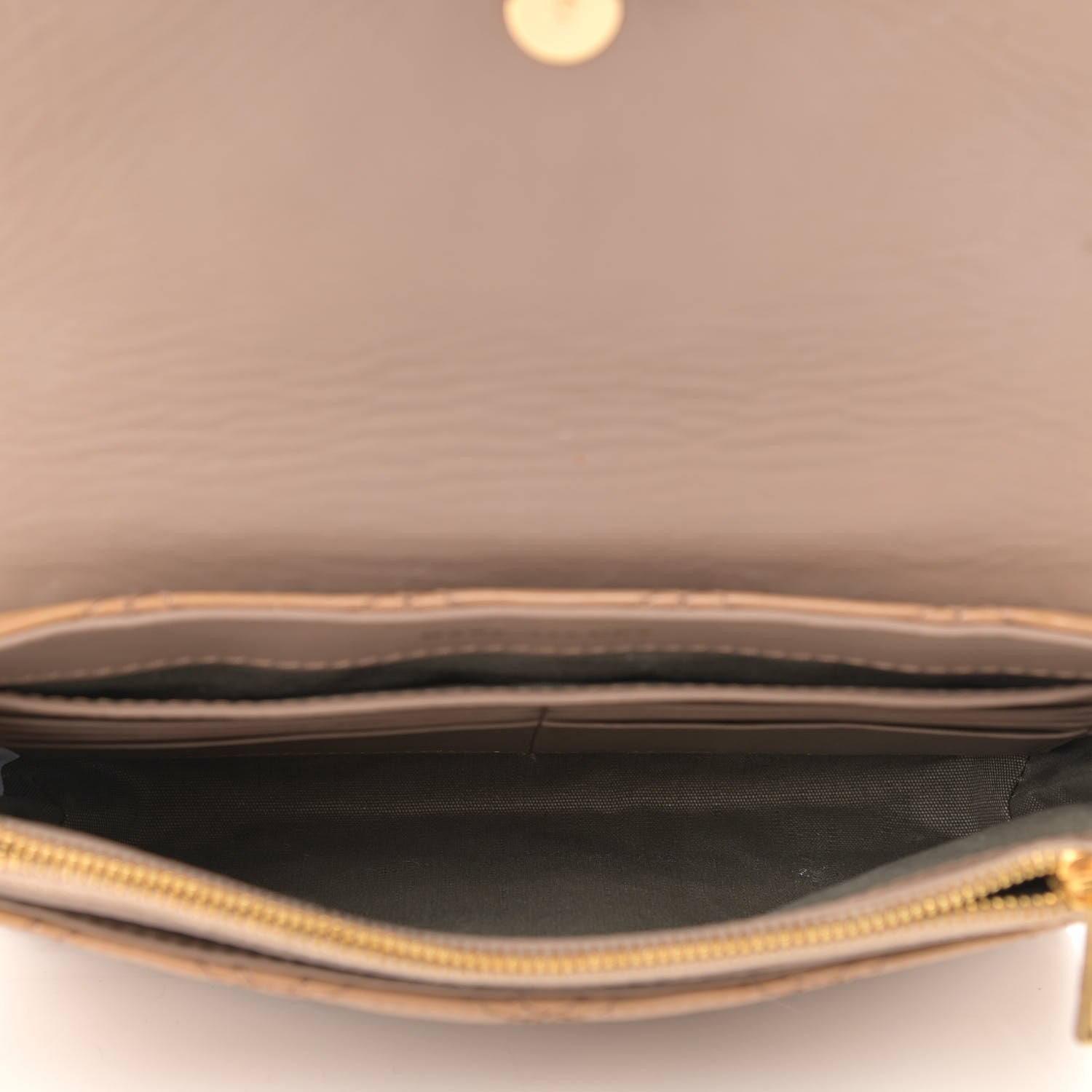 Marc Jacobs Patent Quilted Crossbody The Small Single Flap Beige 5 of 11