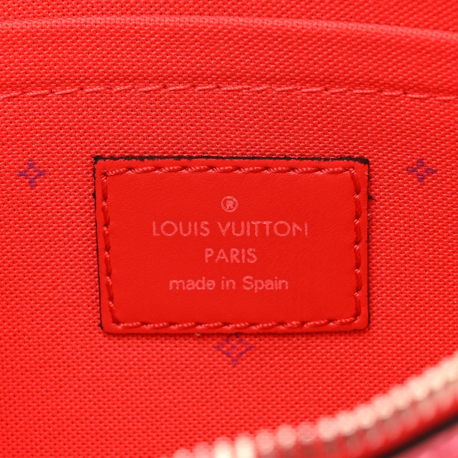 Louis Vuitton Monogram Escale Neverfull MM GM Pochette Rouge 6 of 6