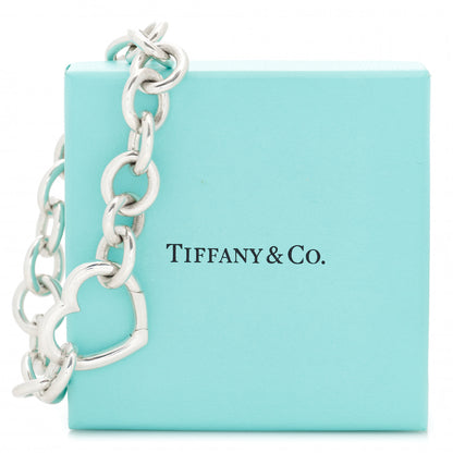 Tiffany Sterling Silver Open Heart Clasp Bracelet 4 of 4