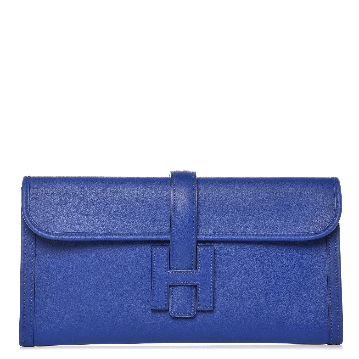 Hermes Swift Jige Elan 29 Clutch Bleu Electrique 1 of 8