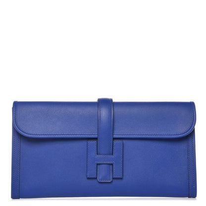 Hermes Swift Jige Elan 29 Clutch Bleu Electrique 1 of 8
