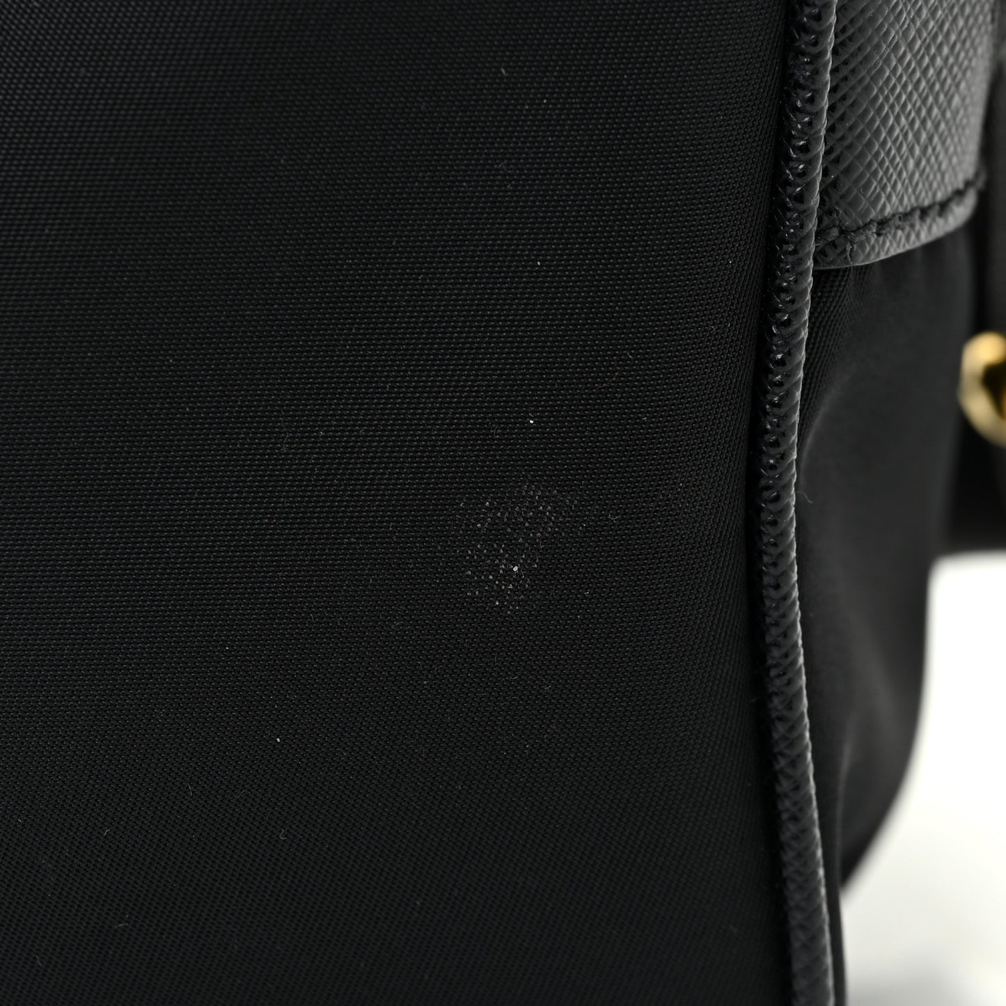 Tessuto Nylon Soft Calf Camera Bag Black