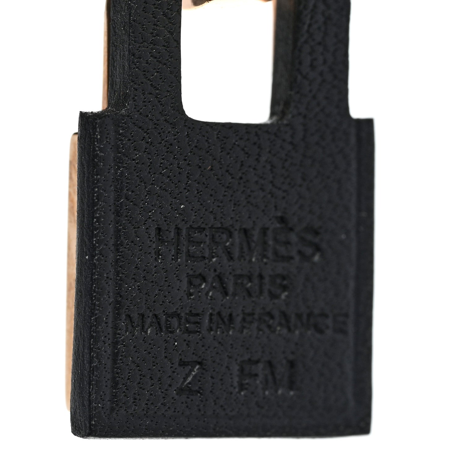 Hermes Rose Gold Swift O'Kelly Earrings Black 4 of 6