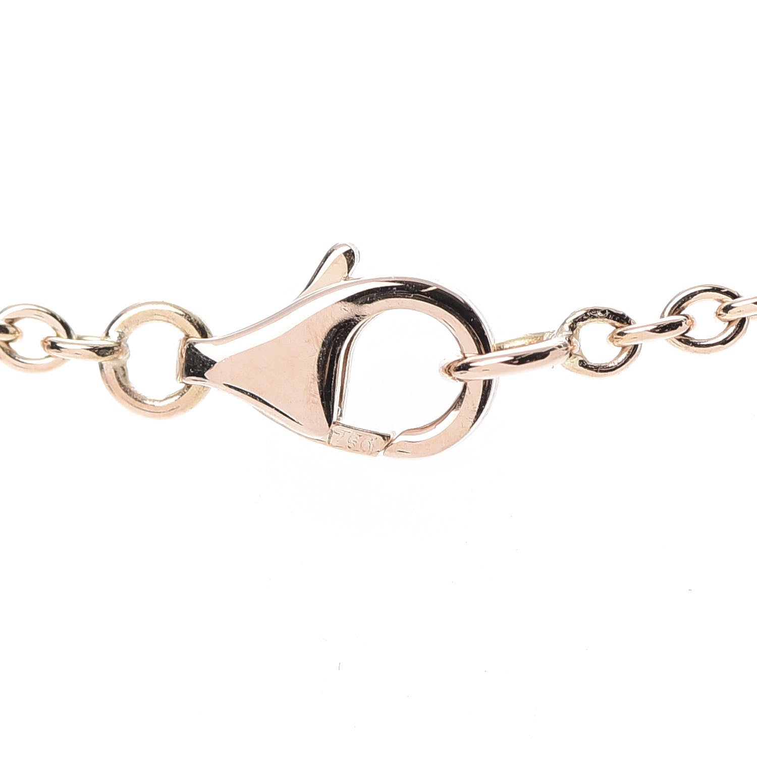 Cartier 18K Pink Gold Interlocking LOVE Necklace 4 of 6