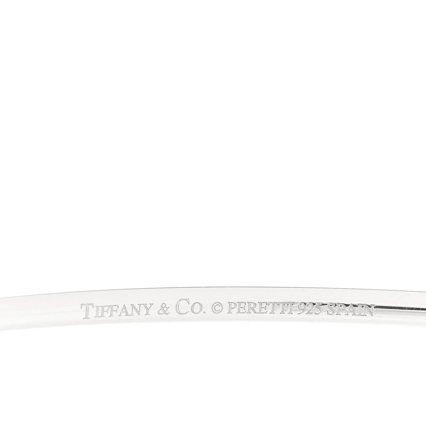 Sterling Silver Elsa Peretti Teardrop Bangle Bracelet