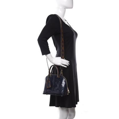 Louis Vuitton Patent Monogram Alma BB Marine 2 of 9