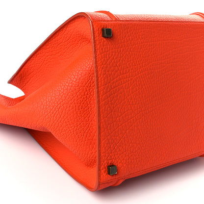 Celine Bullhide Calfskin Medium Phantom Luggage Burnt Orange 9 of 10