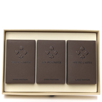 Louis Vuitton Monogram Fleur 3 Pack Playing Cards 4 of 5