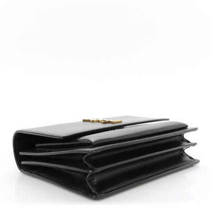 Saint Laurent Calfskin Medium Monogram Sunset Black 4 of 12