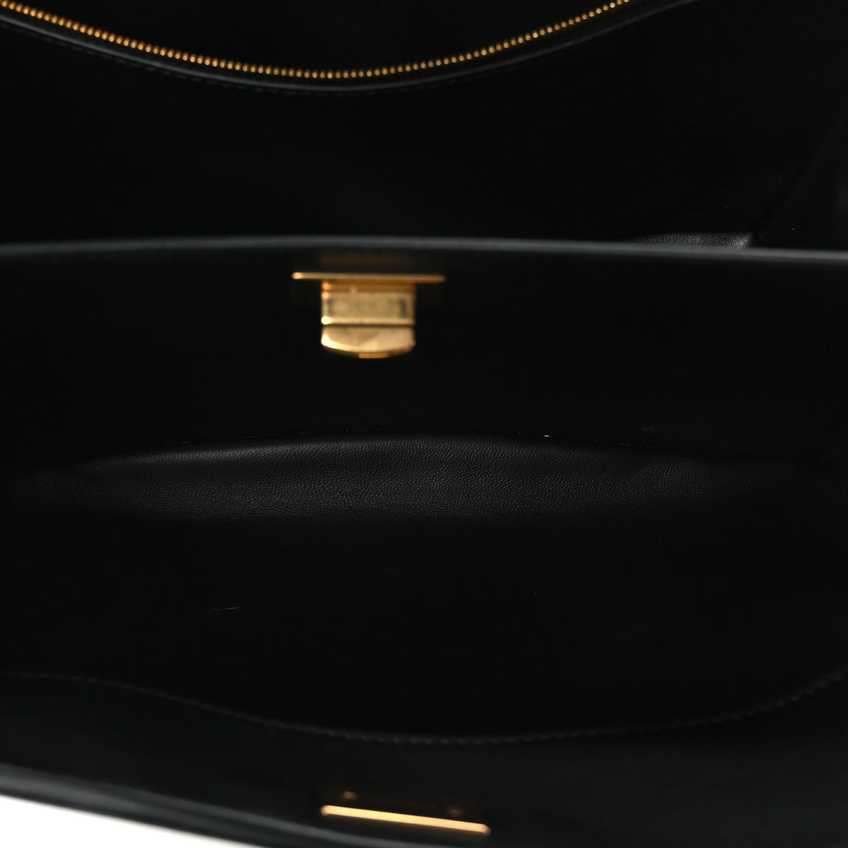 Balenciaga Natural Smooth Calfskin Small Rodeo Top Handle Handbag Black 5 of 10