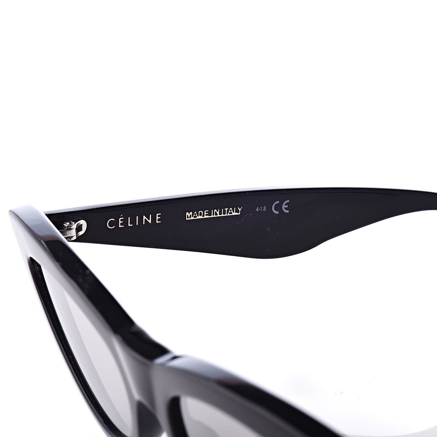 Celine Acetate Cat Eye Sunglasses CL40019I Black 5 of 9