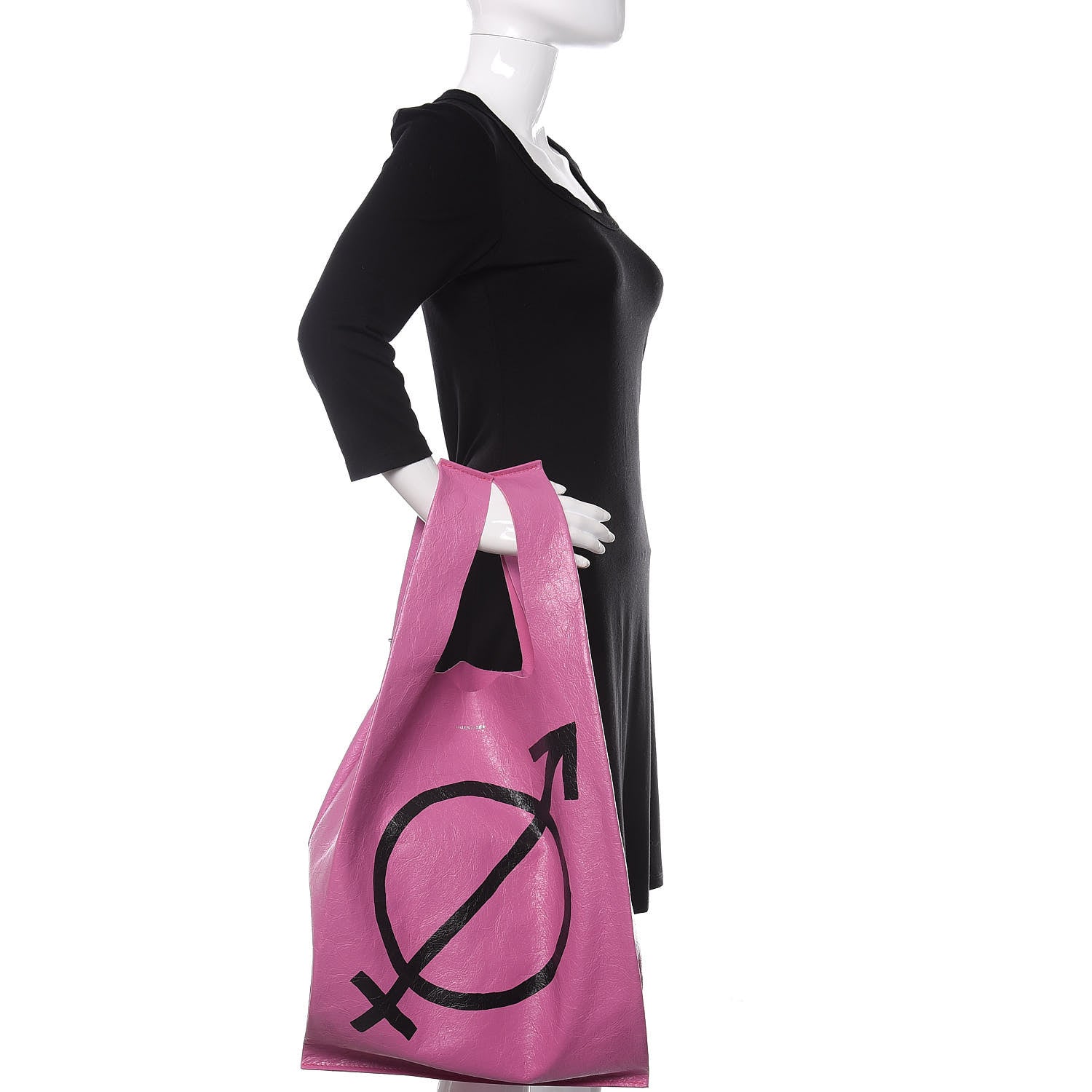 Balenciaga Agneau Arena All Gender M Supermarket Shopper Rose Bonbon 2 of 10