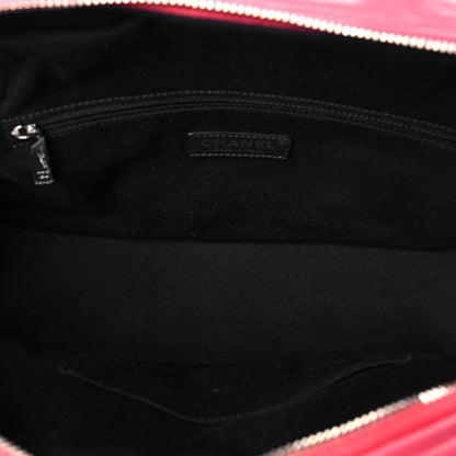 Chanel Aged Calfskin Quilted Small Express Bowling Bag Pink 5 of 6