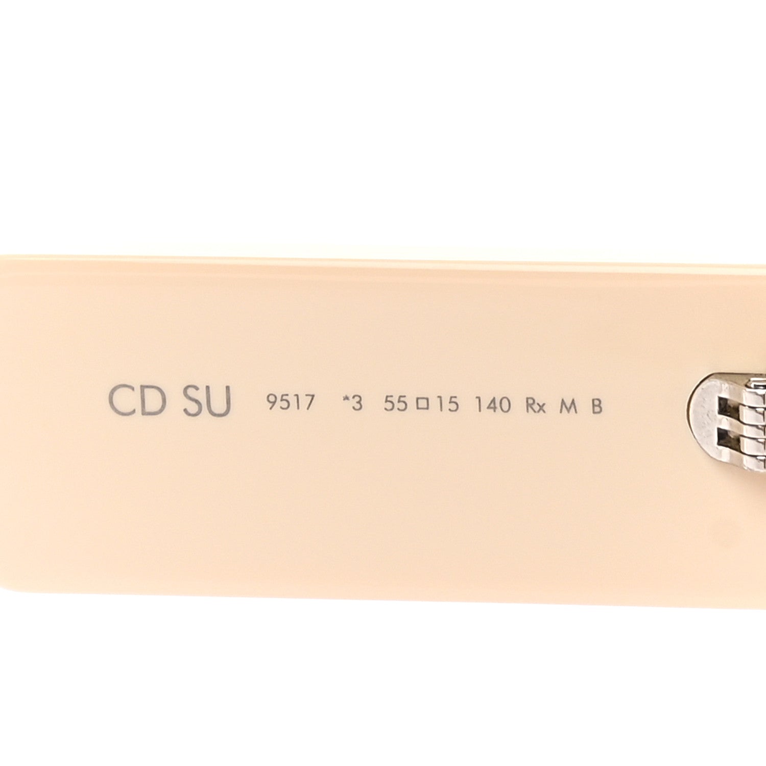 Christian Dior Acetate CD SU 9517 Square Sunglasses Ivory 7 of 8
