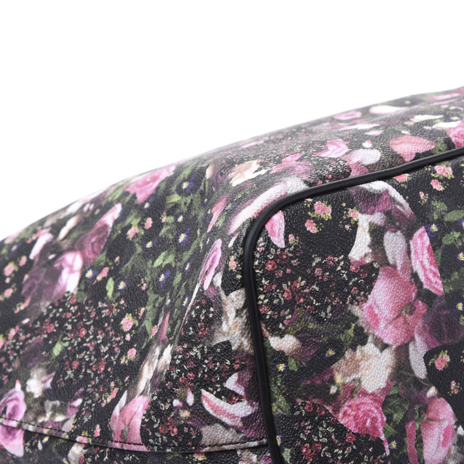 Givenchy Textured Coated Canvas Roses Camouflage Print Large Antigona Tote Black 5 of 10