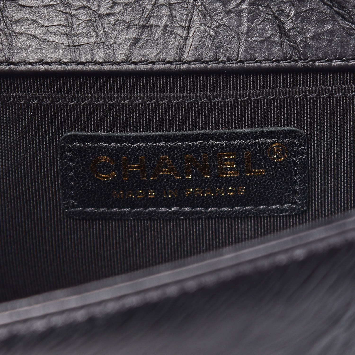 Chanel Crumpled Calfskin Small Boy Flap Black 6 of 10