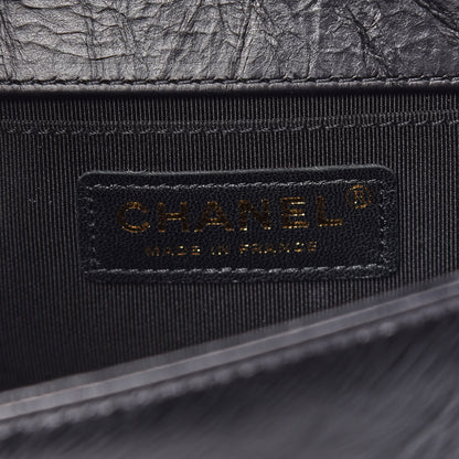 Chanel Crumpled Calfskin Small Boy Flap Black 6 of 10