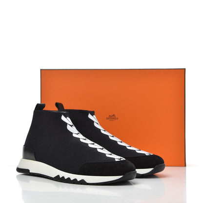 Hermes Mesh Volo Sneakers 38 Black 8 of 8