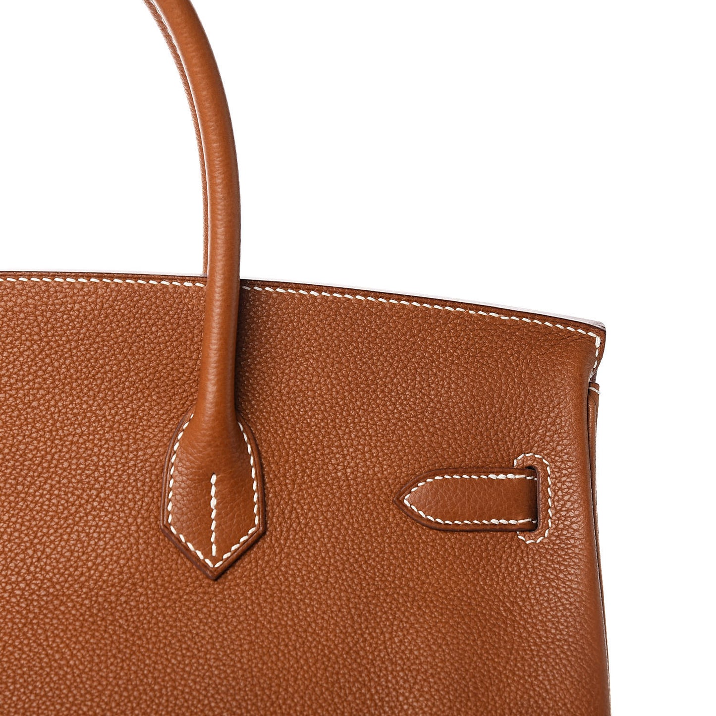 Natural Barenia Faubourg Birkin 35 Fauve