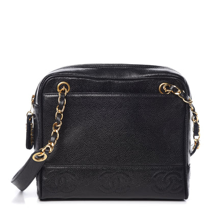 Chanel Caviar CC Shoulder Bag Black 1 of 10