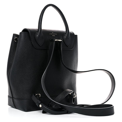 Louis Vuitton Calfskin Lockme Backpack Black 3 of 16