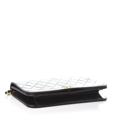 Chanel Lambskin Quilted Wallet On Chain WOC Black 4 of 11