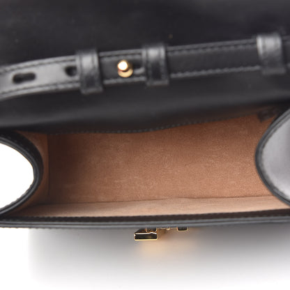 Gucci Calfskin Mini Sylvie Top Handle Bag Black 7 of 12