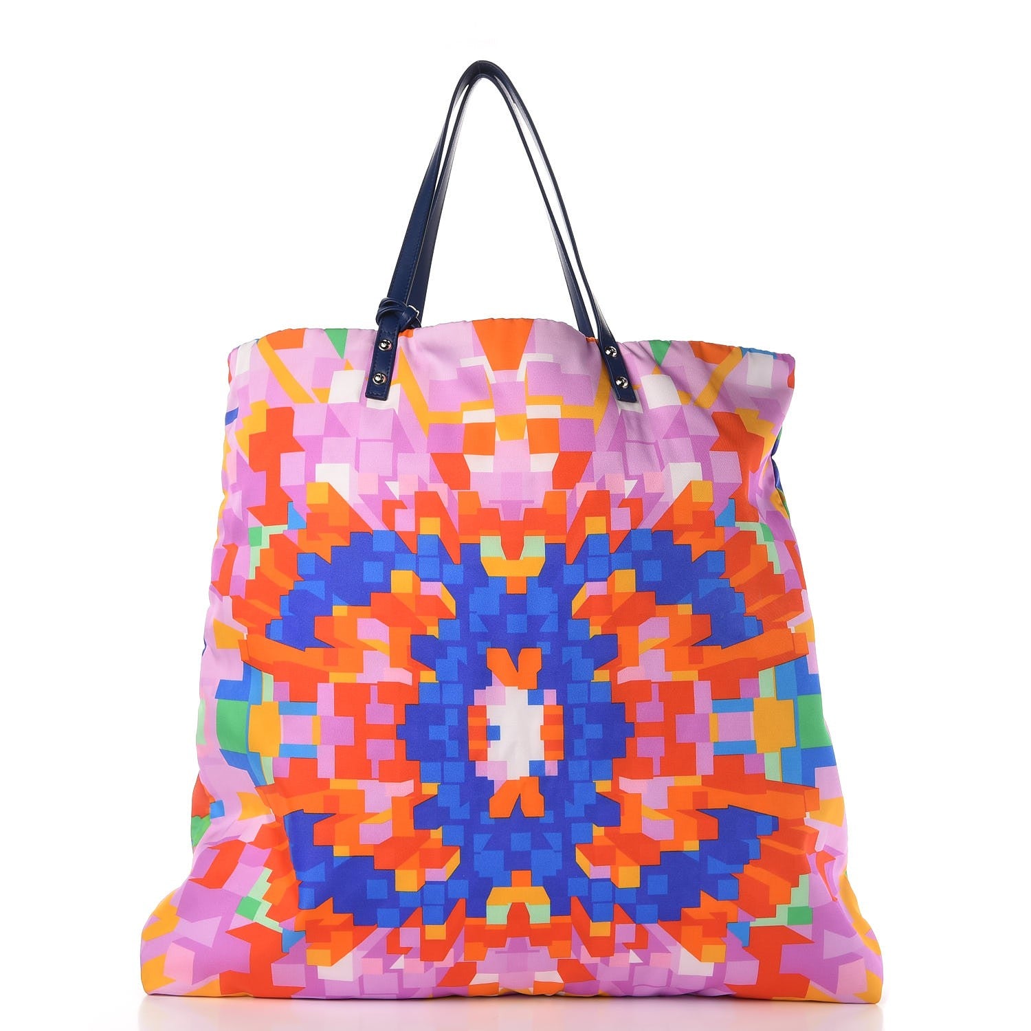 Chanel Nylon Printed CC Tote Multicolor 3 of 9