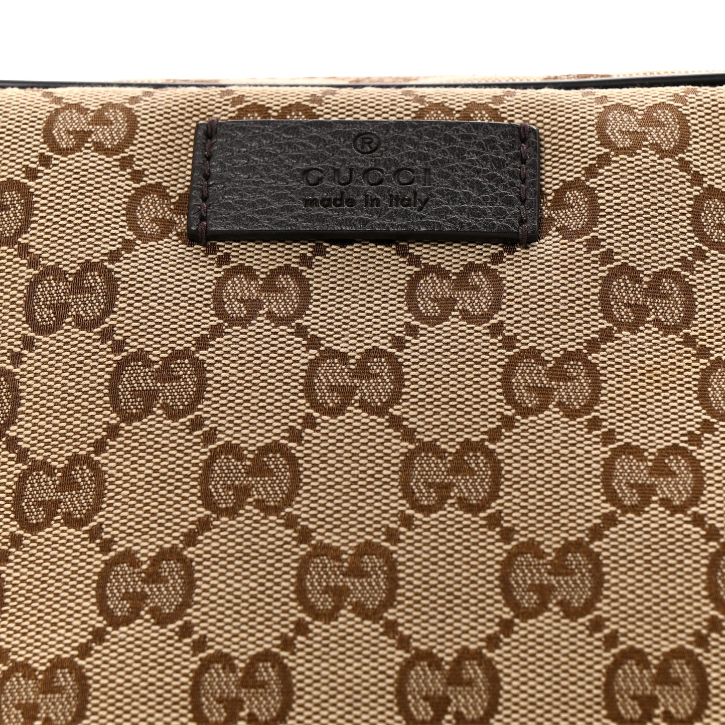Monogram Belt Bag Dark Brown