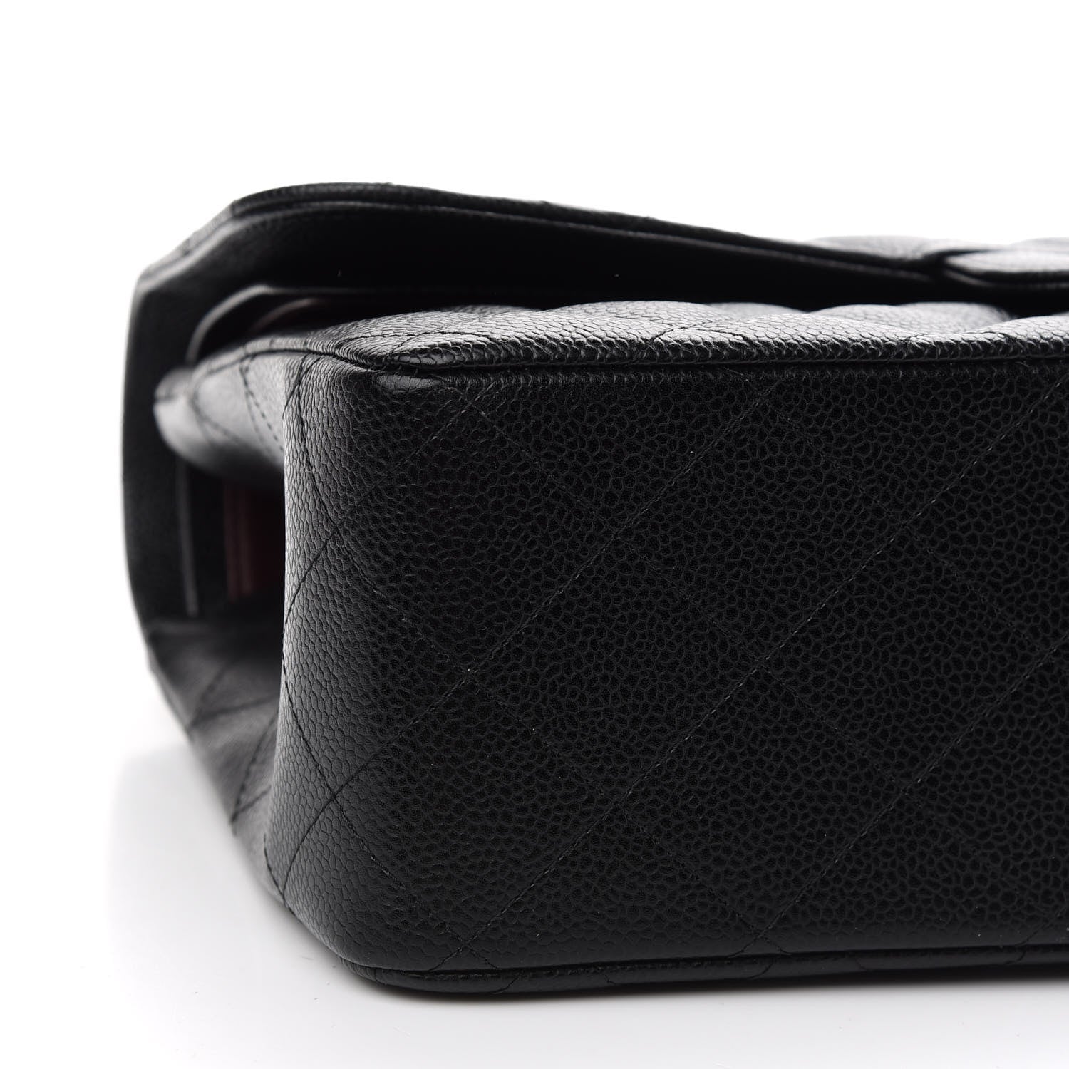 Chanel Caviar Quilted Jumbo Double Flap Black 8 of 9
