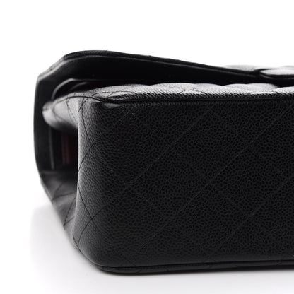 Chanel Caviar Quilted Jumbo Double Flap Black 8 of 9