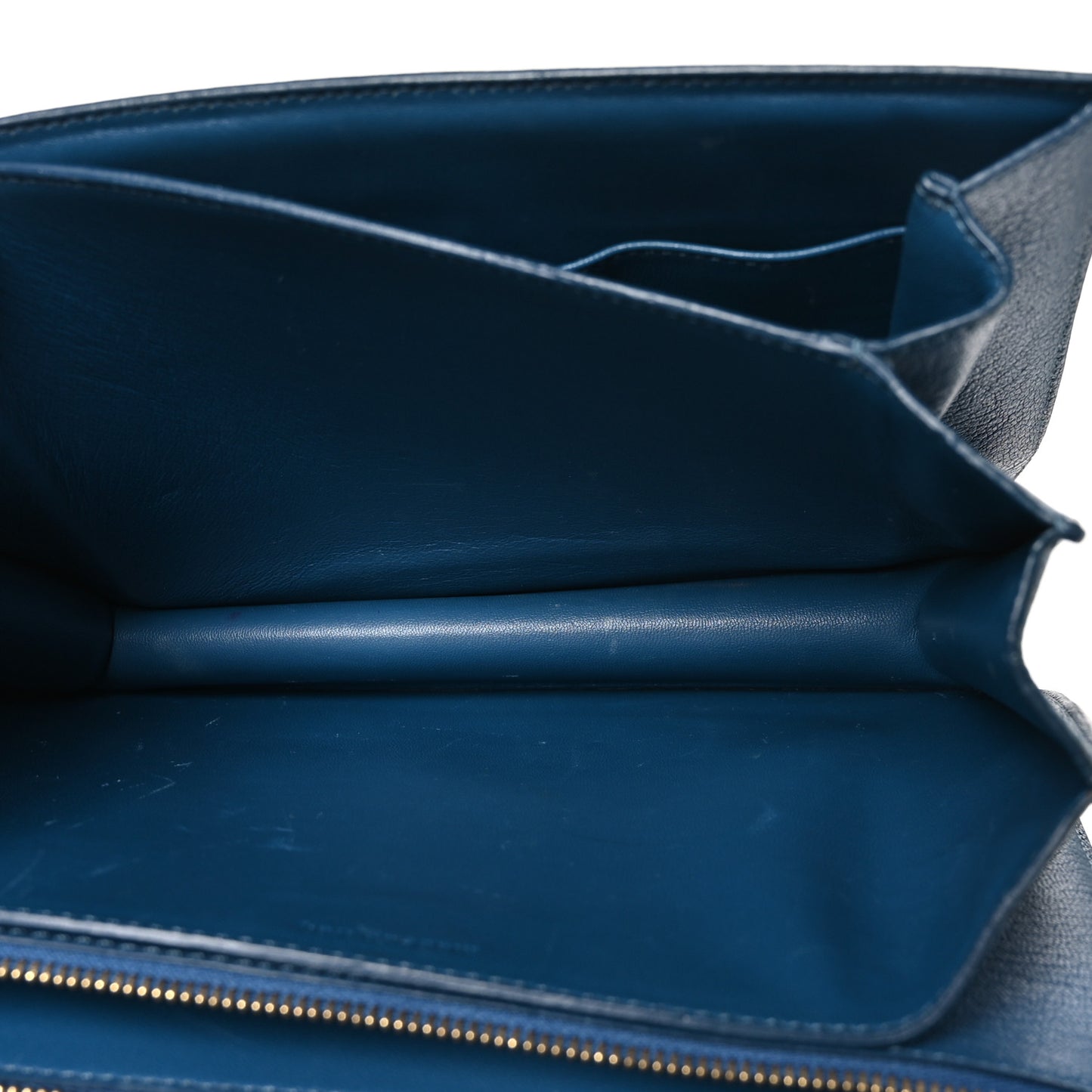 Goatskin Medium Classic Box Flap Bag Deepsea