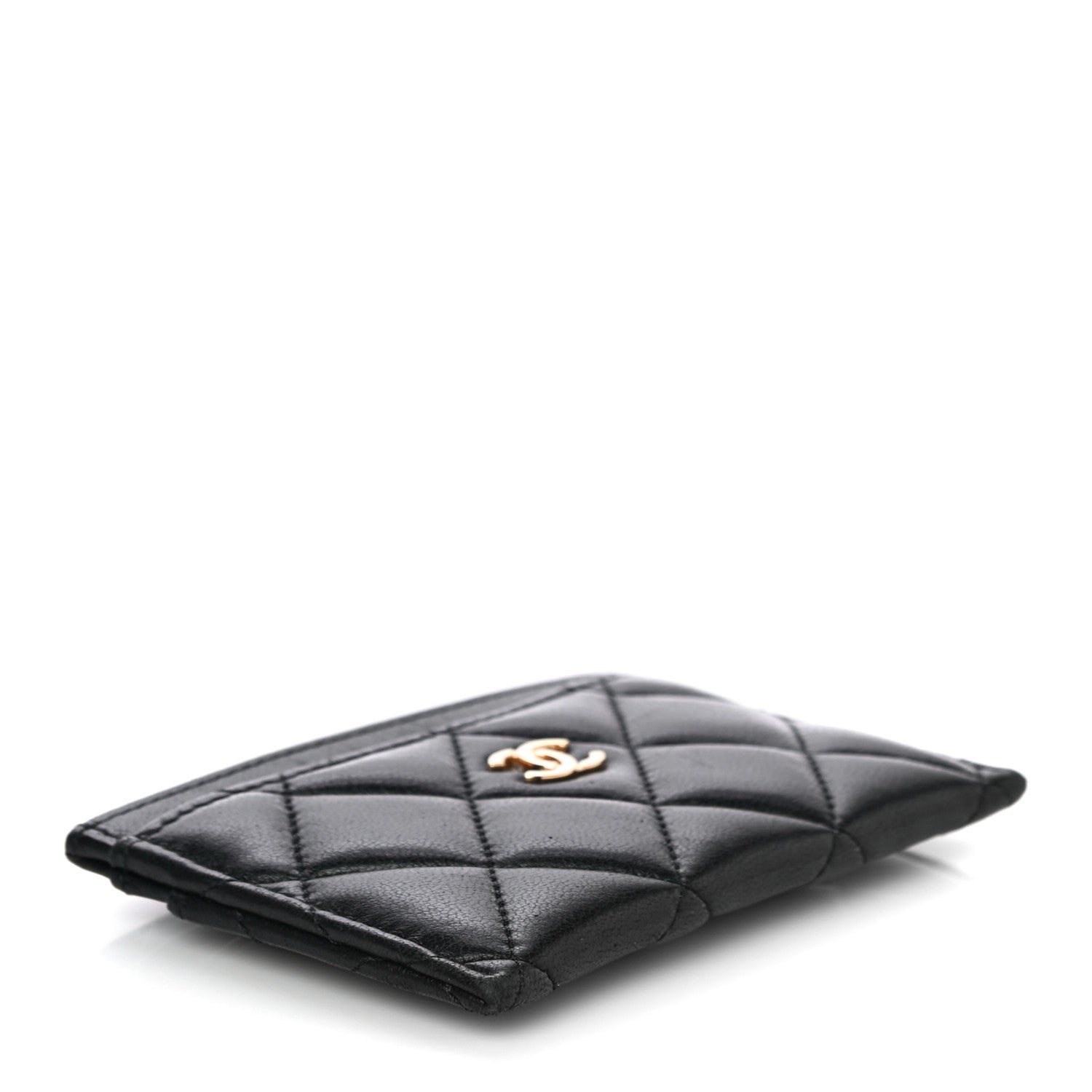 Chanel Lambskin Quilted Card Holder Black 4 of 11