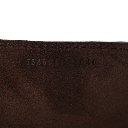 Gucci Suede Textured Dollar Calfskin Web Medium Jackie 1961 Crossbody Bag Brown 7 of 13