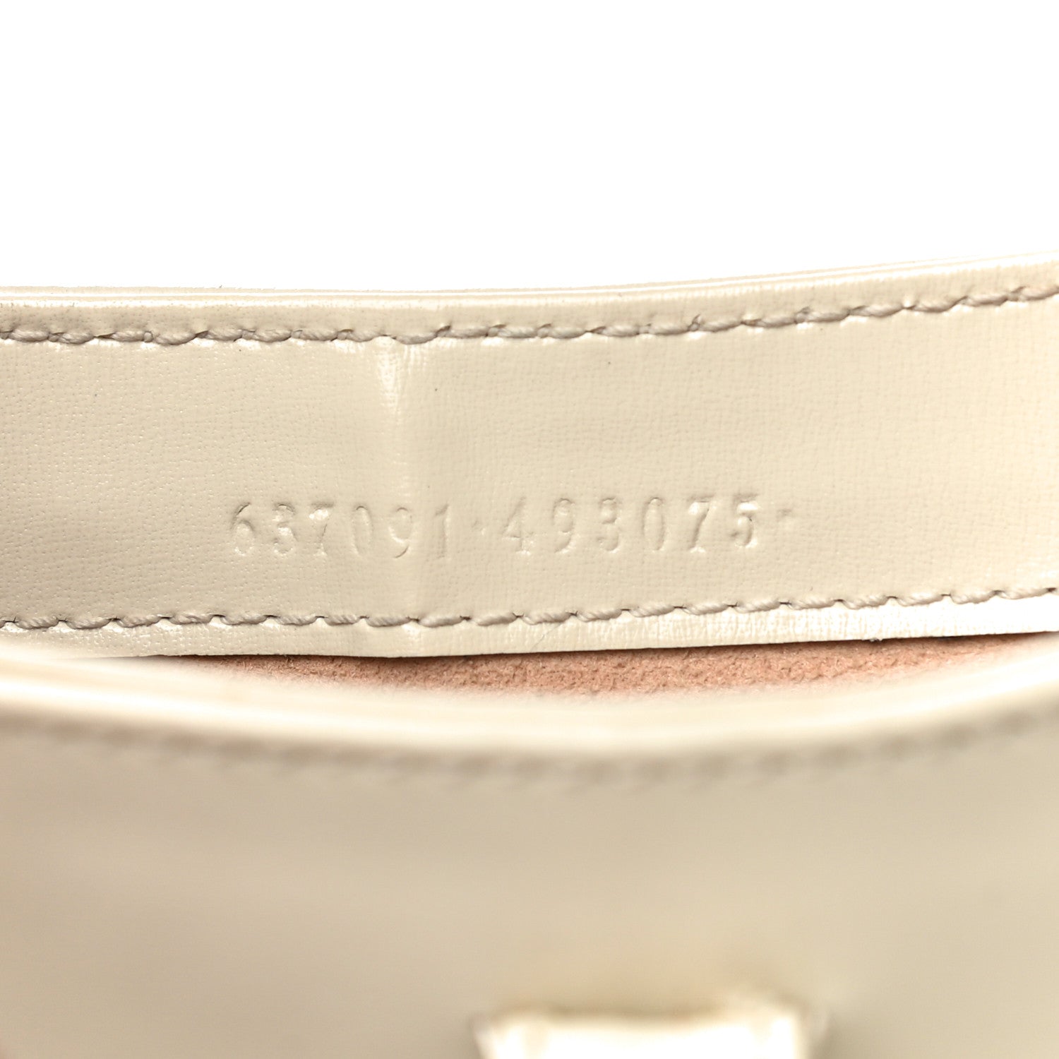 Gucci Boarded Dyana Lux Calfskin Mini Jackie 1961 Hobo Mystic White 6 of 16