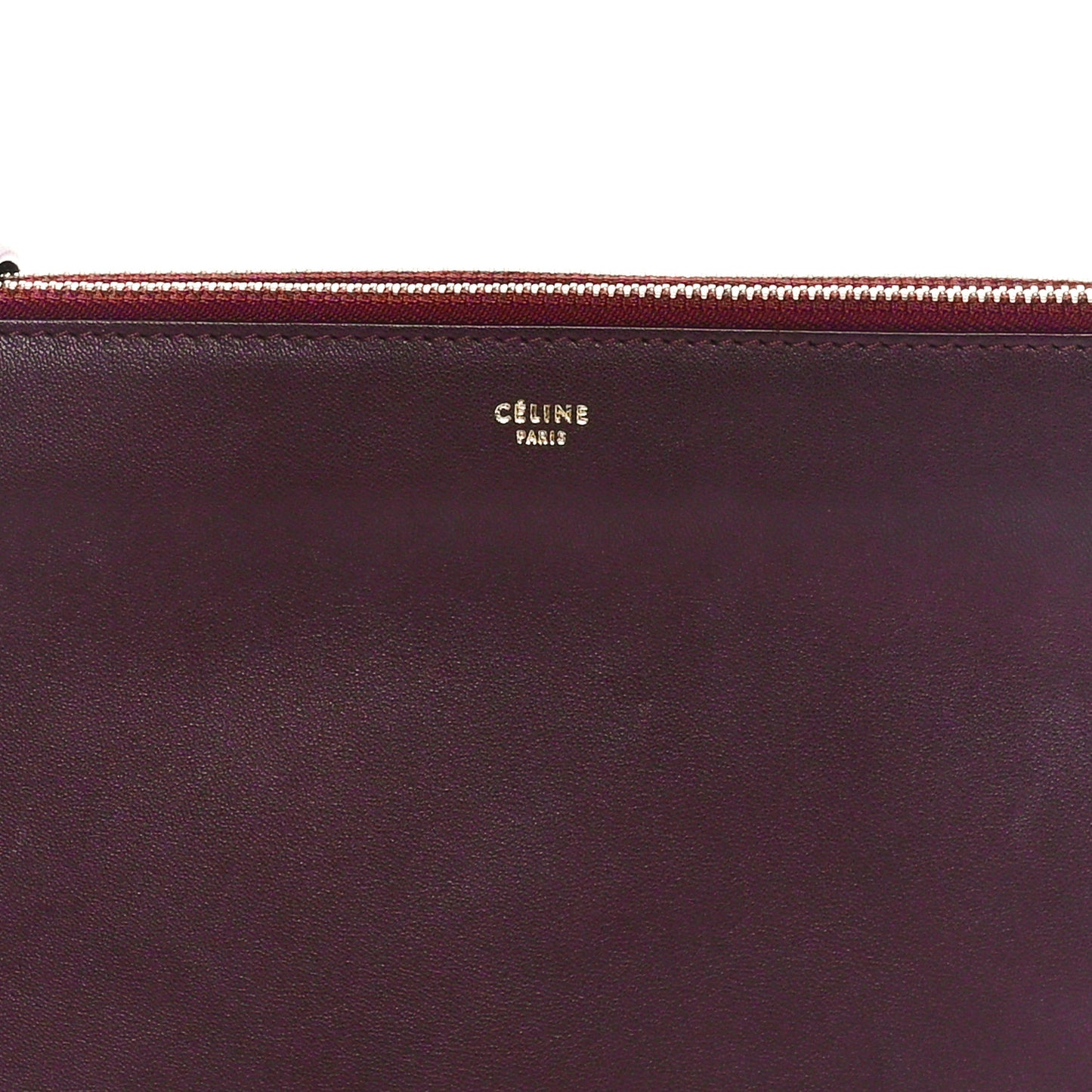 Lambskin Large Trio Crossbody Bag Burgundy