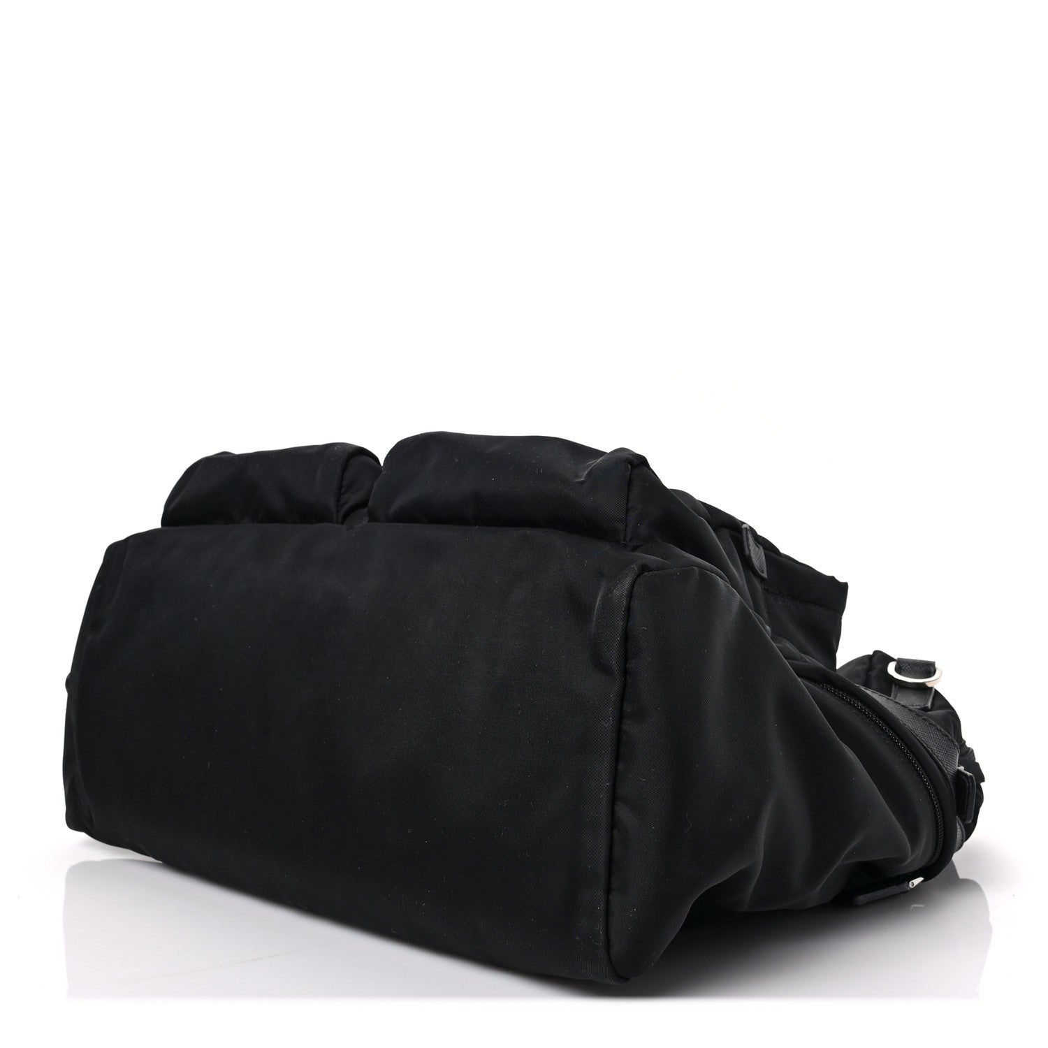 Prada Tessuto Nylon Saffiano Briefcase Black 8 of 8