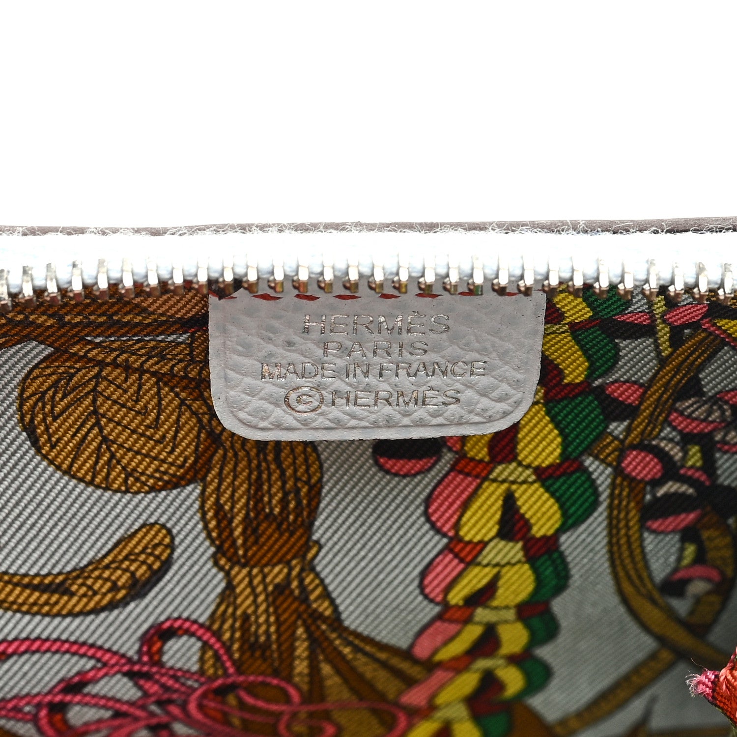 Hermes Epsom Silk'In Coin Purse Bleu Brume 6 of 7