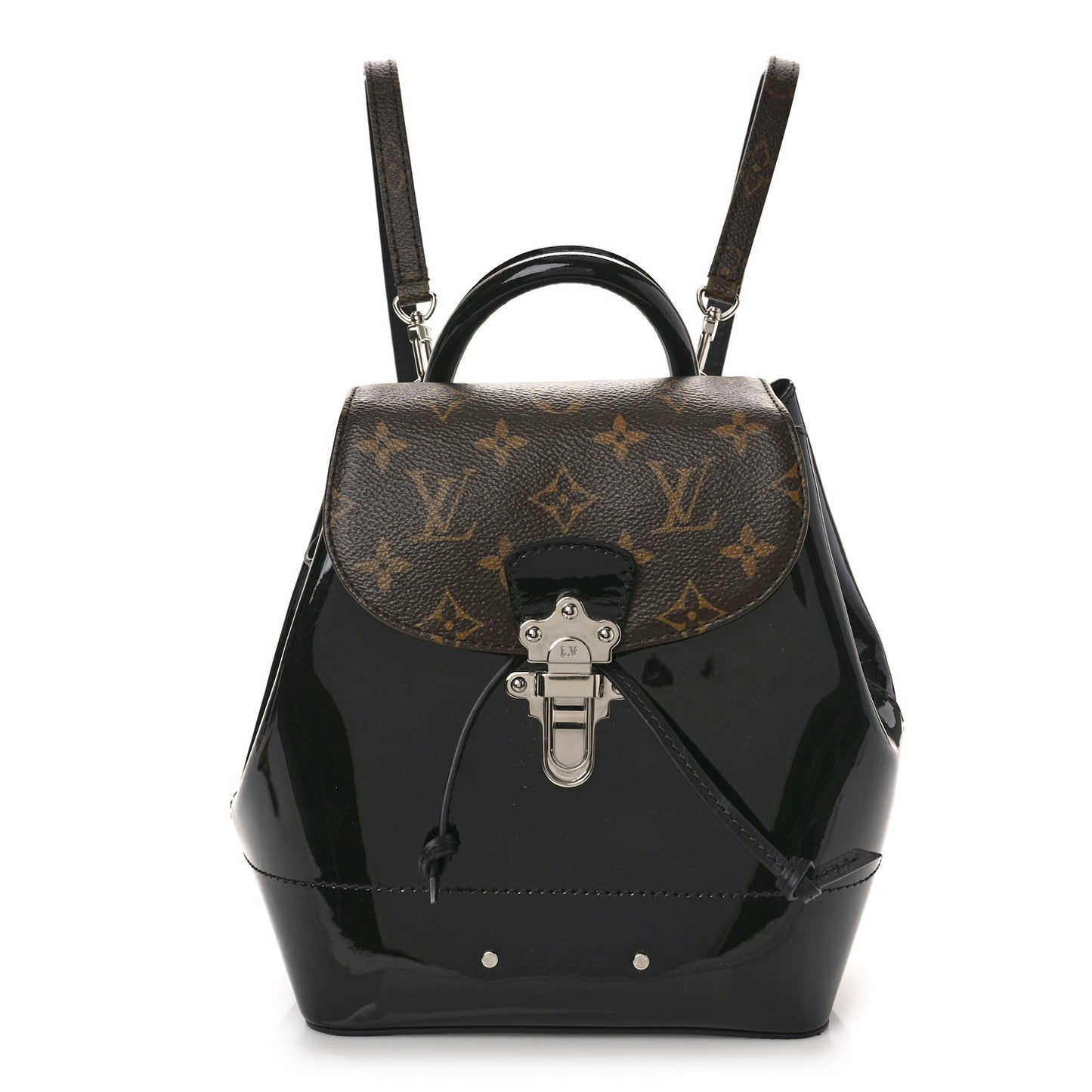 Patent Monogram Hot Springs Backpack Black
