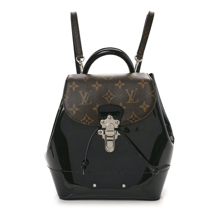 Louis Vuitton Patent Monogram Hot Springs Backpack Black 1 of 9