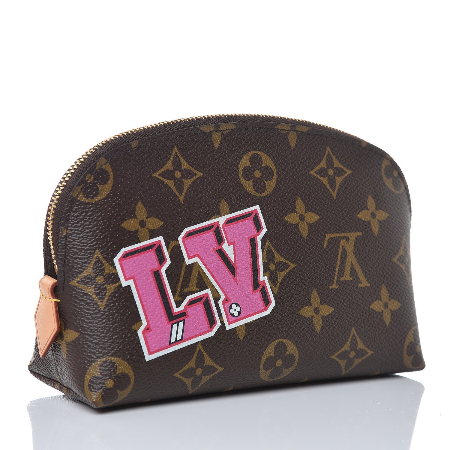 Louis Vuitton Monogram Patches Cosmetic Pouch PM 3 of 7