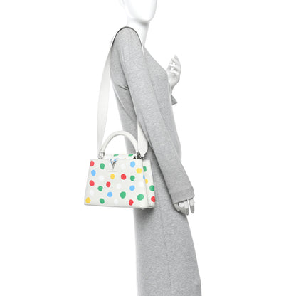 Louis Vuitton LV X YK Taurillon Capucines BB White 2 of 9