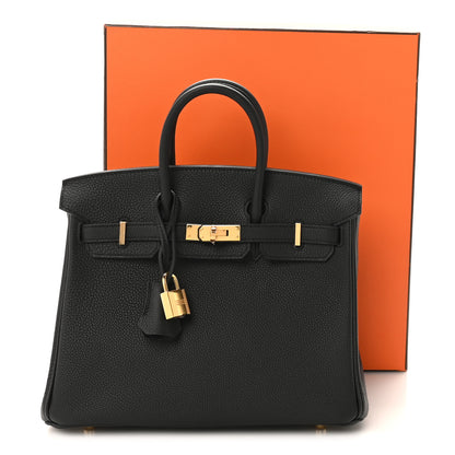 Hermes Togo Birkin 25 Black 11 of 11